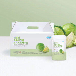 Органический капустный сок, приготовленный исключительно с использованием Atomy